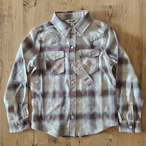 Wrangler Girls Snap Front Western Shirt